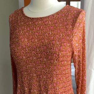 Hello and goodbye mesh dress